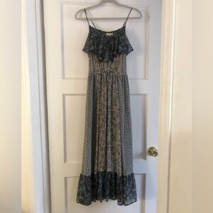 JOIE Floral prairie maxi dress.
